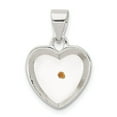 thumbnail image 1 of FB Jewels Sterling Silver Enameled with Mustard Seed Heart Pendant, 1 of 4
