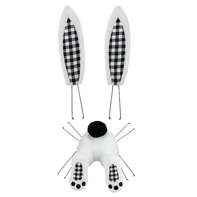 Home Decorations for Living Room 2Pc Easter Decoration Bunny Wreath Easter Decoration Living Room Props Ornaments Decoration Home Easter Bunny Decorations