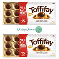 thumbnail image 2 of Toffifay Candy - Caramel, Chocolate and Hazelnut 4.4 oz (2-PACK) - 30 Total Pieces, Bundle With Galley Grove Sugar-Free Peppermint Breath Mints, 2 of 9