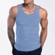 thumbnail image 1 of pstuiky Camiseta sin mangas para hombre, Camiseta deportiva informal holgada de color liso con cuello redondo en forma de I para hombre Chaleco de hombre m, 1 of 6