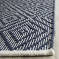 thumbnail image 4 of SAFAVIEH Montauk Kimberlyn Geometric Diamond Cotton Area Rug, Navy/Ivory, 2'3" x 3'9", 4 of 9
