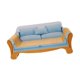 thumbnail image 5 of Cama rascadora para gatos, tapete rascador para gatos, sofá de interior con forma de gato, protección para gatitos Azul, 5 of 9