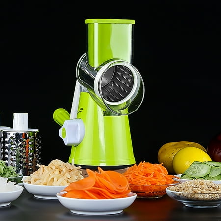 Manual Vegetable Slicer Fruit Cutter Cheese Shredder Speedy Rotary Drum