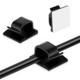 thumbnail image 1 of HUGFEGWE 50pcs Adhesive Cable Clips, Wire Clips,Car Cable Organizer,Cable Holder,Cable Wire Management,Cable Holder for Car,Office and Home（Included S Size and Large Size Cable Clips AZ824-8665, 1 of 7