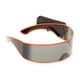 thumbnail image 1 of Gafas de sol luminosas LED con visera electrónica para bares y clubes, brillo fresco. naranja, 1 of 9