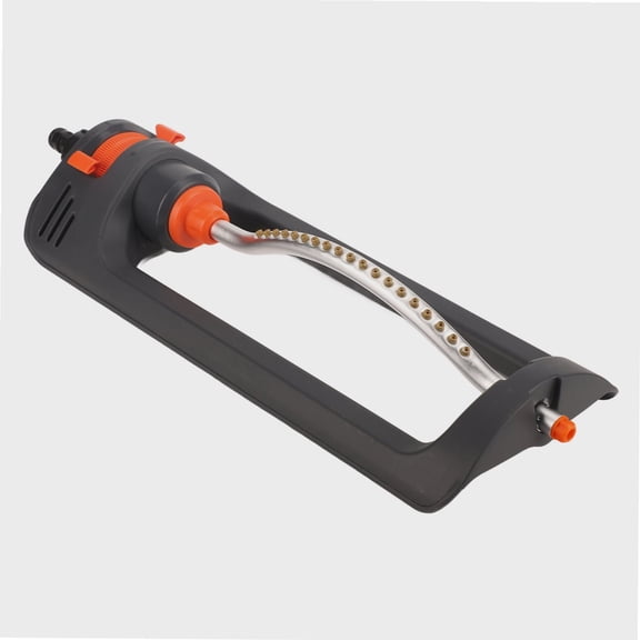 Oscillating Sprinkler Indestructible Lawn Sprinkler 4 Modes Water Sprinkler with 19 Hole Nozzles and Adjustable Range Control for Patio Yard Garden Lawn