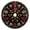 Black, Red and Green, variant on 30 in (76 cm) Christmas Tree Skirt, Green Gold Floral Damask Decorative Round Tree Base Cover for Living Room, Fireplace and Holiday Party Display