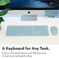 thumbnail image 4 of Combo de teclado y mouse inalámbricos Macally Bluetooth recargable, 4 of 7