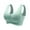Green, variant on Women Bras Plus Size Women's Plus size Wireless Seamless Sleep Bra Cotton Unlined Bralette Comfort Support Daily Bra Green XXL
