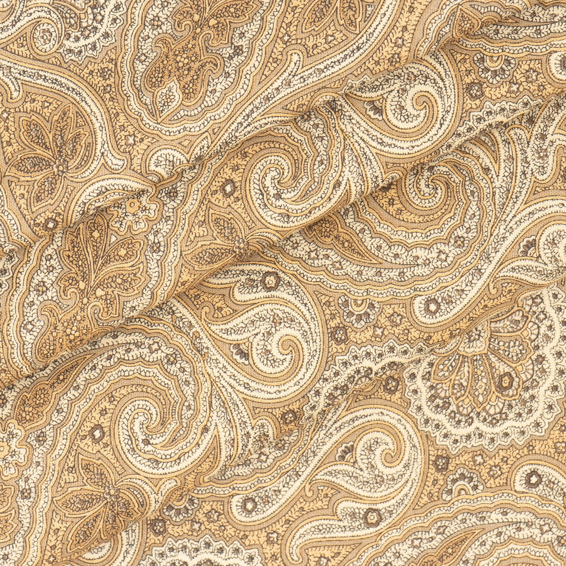 Marcus Brother 1 Yard Cut 100% Cotton Print Fabric, Paisley, 44" Wide for Quilting & Sewing