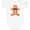 AA-White, variant on Inktastic Cute Gingerbread Man with Red Plaid Bowtie Boys or Girls Baby Bodysuit