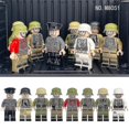 thumbnail image 2 of 8pcs Military Soldier Dolls Assembling Building Blocks Toys, 2 of 5