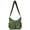 Green, variant on Large Crossbody Bags for Women Zip Pocket Cross Body Purses Waterproof Nylon Shoulder Handbag Working Bag for Ladies (Black)