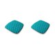 thumbnail image 1 of Inteprter Almohadillas para sillas lavables a máquina para comedor - Materiales duraderos y protectores Cojines absorbentes cómodos Azul pavo azul eléctrico Sin material de relleno 2Conjunto, 1 of 6
