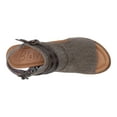 thumbnail image 2 of Blowfish Women's Blumoon Tobacco Dyecut Mud Smokey Twillight Ankle-High Fabric Wedged Sandal - 8.5M, 2 of 6