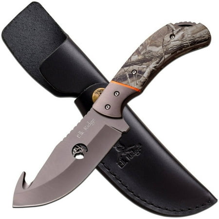 Large Game Hook Knife - Elk Ridge Ti Gut Hook 3.25