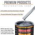 thumbnail image 4 of Cool Gray Metallic Premium Quart URETHANE BASECOAT CLEARCOAT Car Auto Paint Kit, 4 of 4