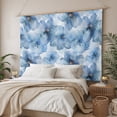 thumbnail image 3 of Blue Floral Spring Large Tapestry for Bedroom Wall Hanging Tapestry, Watercolor Art Elegant Botanical Ceiling Backdrop Tapestries Poster Blanket Wall Decor for Teens Room Living Room Dorm 85" x 90", 3 of 8