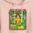 thumbnail image 3 of Teenage Mutant Ninja Turtles - Retro Group April - Juniors Cropped Pullover Hoodie, 3 of 5