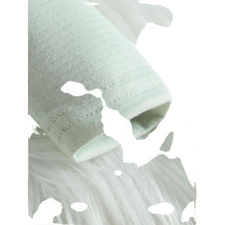 

Letter print Round Neck Baby Sleepsuit Long Sleeve Mint Green Baby Sleepwear (Baby s)