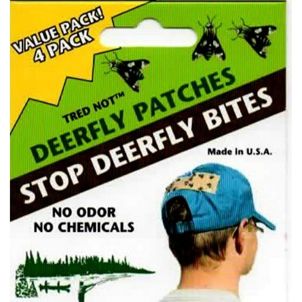 60 / PK TredNot Deerfly Patches / Deer Fly Patch "natural repellent