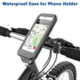 thumbnail image 3 of Motorcycle Phone Mount Waterproof Bike Phone Mount for Motorcycle Phone Holder Handlebar Touch Screen/Rotation/Height Adjustable Cell Phone Holder for Smart Phone Under 6.7 Inch (Black), 3 of 7