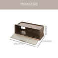 thumbnail image 2 of unbranded Soporte De Pared Para Router Color Marrón Claro Con Cubierta ABS Para Almacenamiento Y Gestión De Cables, 2 of 8