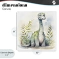 thumbnail image 4 of Stupell Industries Bohemian Crafty Critters Dino Canvas Art, 17 x 17, by Steve Hunziker, 4 of 8