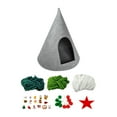 thumbnail image 3 of Cama para Gatos perfecl Nido Semicerrado para Gatos Decoración Navideña Casa para Gatos, 3 of 8
