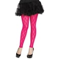 thumbnail image 2 of Fun World TIGHTS FOOTLESS GREEN LACE 80S costume, 2 of 2