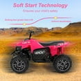 thumbnail image 6 of Neche 24V 2 Seater Ride on Toy, 4*200W Motors,9AH Battery Powered ,4-Wheeler Kids ATV with Bluetooth & LED lights, for Ages 3-8,Pink, 6 of 11