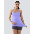 thumbnail image 5 of ANFERRY Maternity Tank Tops for Women Seamless Side Ruched Camisoles with Built in Bra Scoop Neck Y Back Pregnancy Basic Shirt, 5 of 10