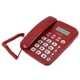 thumbnail image 3 of W520 Teléfono de identificación de llamadas Llamada manos libres para oficina, hogar, familia, negocios, Rojo, 3 of 5