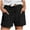 Black, variant on vigerkar Linen Shorts for Women High Waisted Wide Leg Drawstring Casual Summer Beach Shorts Plus Size Cute Flowy Lounge Shorts Purple, 4XL