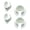 White, variant on HannLk Wall Bushing for Dishy Ethernet Cable Routing Kit Cable Grommets