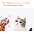 thumbnail image 3 of 3 piezas de juguete de gato colorido de peluche divertido interactivo Bell Bouncy Ball (multicolor) Tmvgtek Para estrenar, 3 of 8