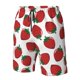 thumbnail image 4 of Fotbe Hand Drawn Strawberry Trajes de Baño Estampados para Hombre, Shorts de Verano de Secado Rápido, Ropa de Playa, Bañadores-Small, 4 of 6
