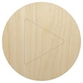 thumbnail image 1 of Play Button Icon Wood Shape Unfinished Piece Cutout Craft DIY Projects - 6.25 Inch Size - 1/8 Inch Thick, 1 of 7