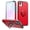 Red, variant on Designed for T-Mobile Revvl 7 5G Kickstand Hybrid with 360° Rotate Ring Stand Magnetic Hard PC TPU Shockproof + Screen Protectror Phone Case Cover [Red]