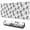 White Chicken Sketch, variant on Long Mouse Pads for Desk,White Chicken Sketch Pattern Desk Mats on Top Of Desks, Desk Mouse Pad Extra Large with 3mm Non-Slip Base and Stitched Edge for Gaming,Office,Work,Home 31.5x11.8in