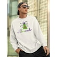 thumbnail image 2 of Aboocado Cute Avocado Ghost Sweatshirt Men -Image by Shutterstock, Male 4X-Large, 2 of 4