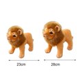 thumbnail image 6 of HYDa 23/28cm Lion Plush Toy Fully Filled Lovely Soft Animal Doll Sofa Decor Accompany Toy Photography Props Stuffed Wild Animal Simulation Lion Doll Ornament Kids Toy Gift, 6 of 8