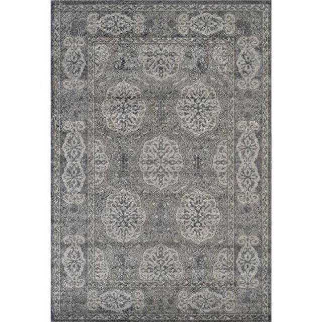 Amer Rug ALX110406 4 x 6 ft. Ale x andria 11 Power-Loomed Area Rug - Walnut