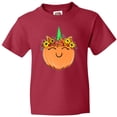 thumbnail image 3 of Inktastic Pumpkin Unicorn for Halloween and Thanksgiving Youth T-Shirt, 3 of 5