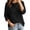 *Black, variant on VBVC Women's Cotton Linen Cowl Neck Blouse , Ladies' Long Sleeve Tunic Top , Casual Summer Work Shirts For Women, S-2XL