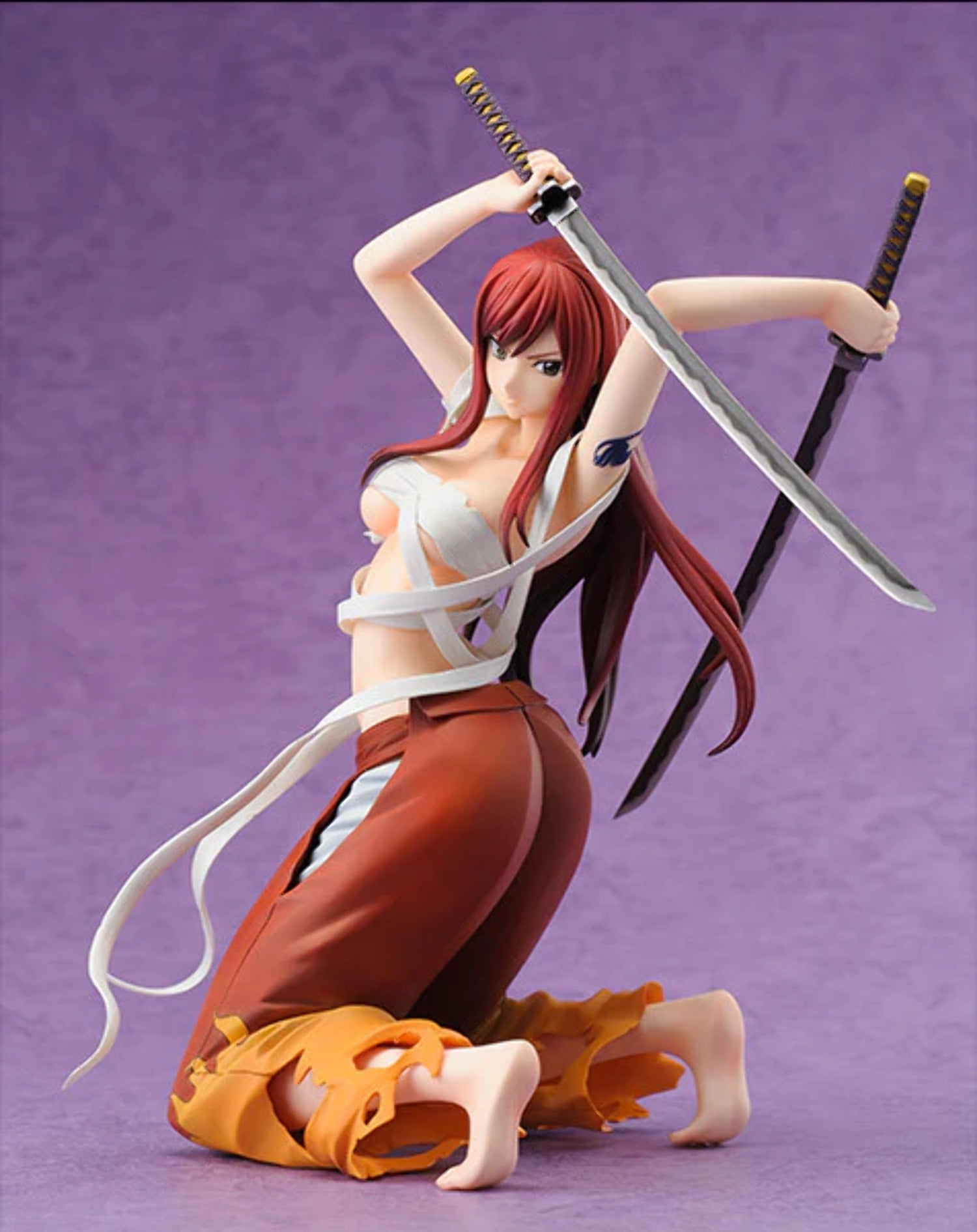 Erza Scarlet Fairy Tail Hakama ver. Scale Figure Amakuni