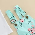thumbnail image 6 of Girl Clothes Baby Short Sleeve T Shirts Sunflower Overalls Romper Jumpsuit Summer Outfit Cute Clothing Set, 6 of 7