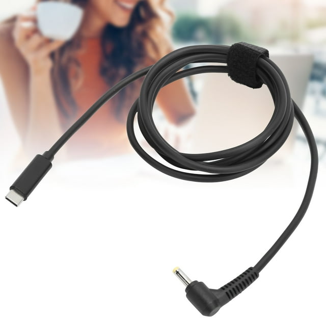 Cordon de Charge Rapide, Câble de Charge Flexible de Type C pour Alimentation d'Ordinateur Portable