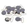 thumbnail image 1 of 10 pcs Clips para Chupete Pinza para Fabricación de Soportes para Chupetes, gris Hugo Chupete Clip para sujetador, 1 of 10