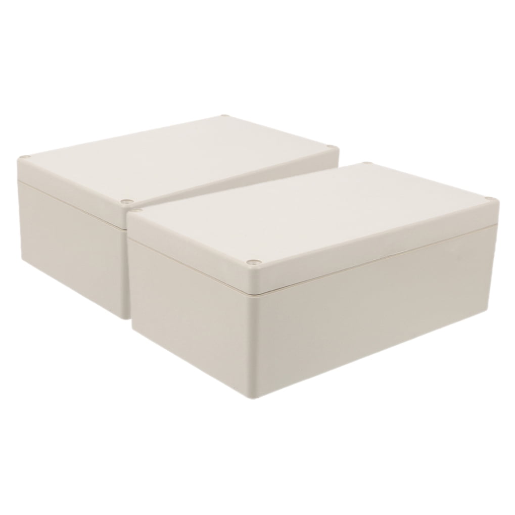 GOOHOCHY 2 Pcs Outdoors Waterproof Junction Box 20.00X12.00X7.50CM